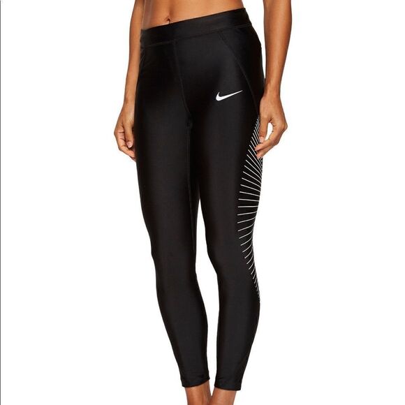 NWT Nike Power Speed Graphic Running Tight - Picture 2 of 9